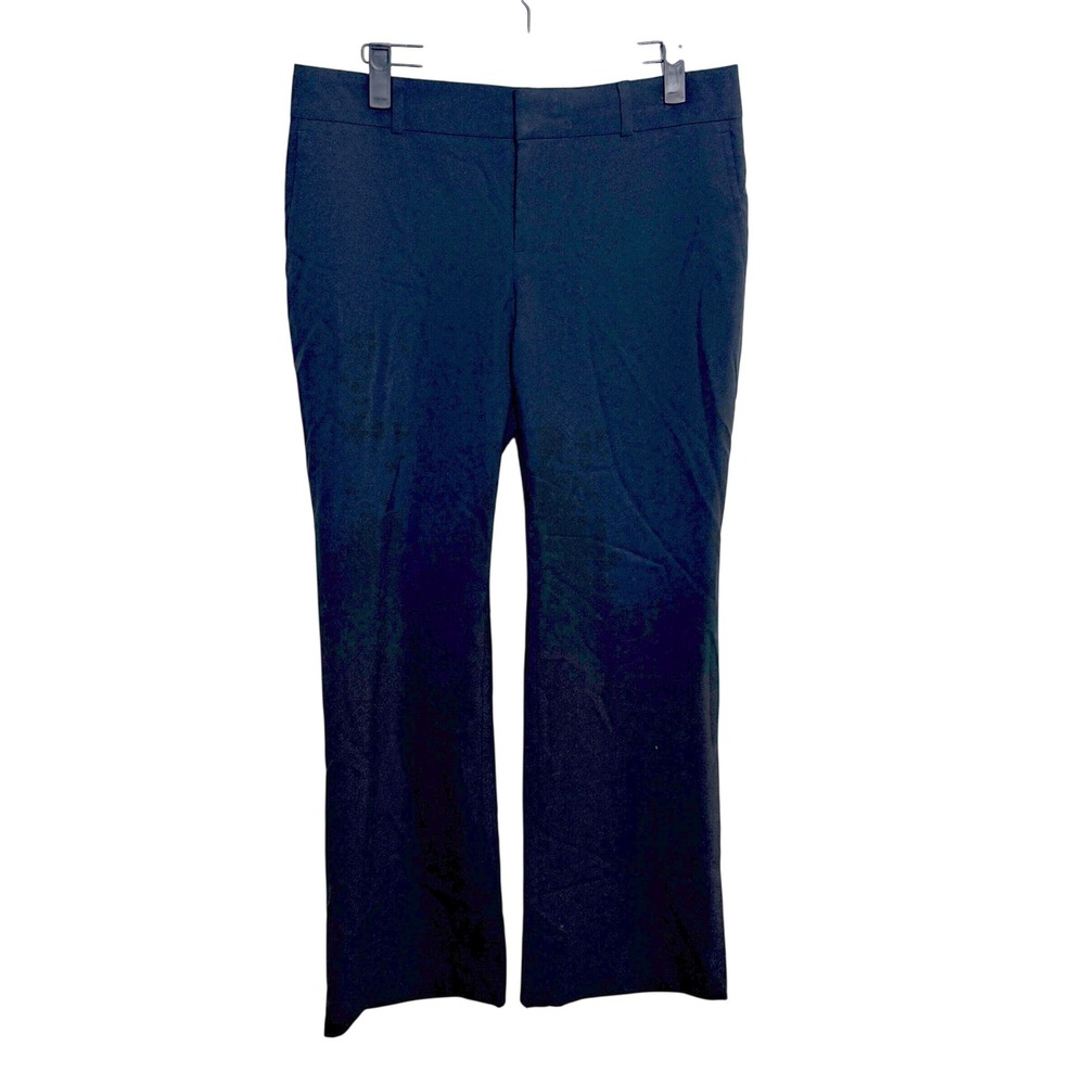 Banana Republic Martin Fit Dress Pants Womens 28 Black Wool Career Trousers